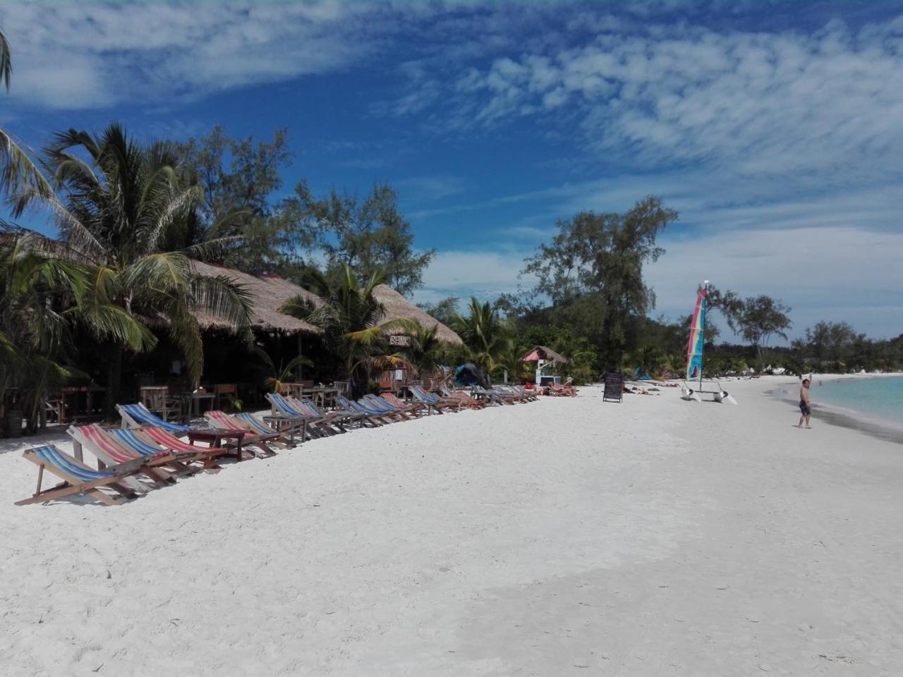 Sandbank Restaurant & Camping Koh Rong Kaoh Touch Eksteriør billede