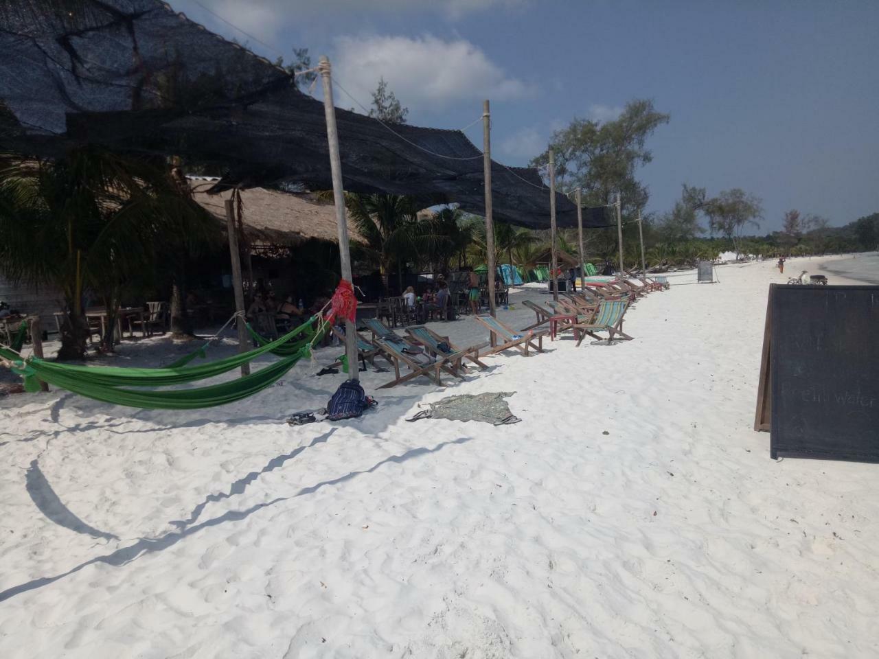 Sandbank Restaurant & Camping Koh Rong Kaoh Touch Eksteriør billede