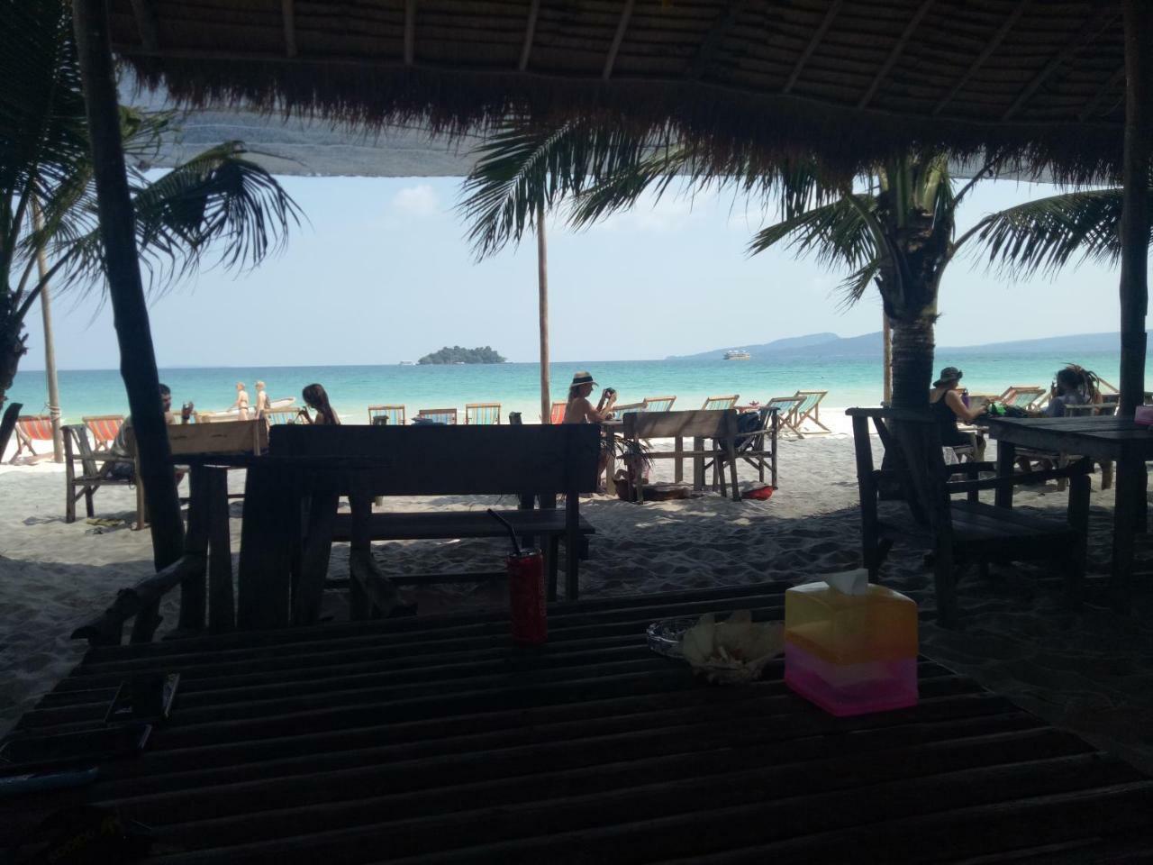 Sandbank Restaurant & Camping Koh Rong Kaoh Touch Eksteriør billede
