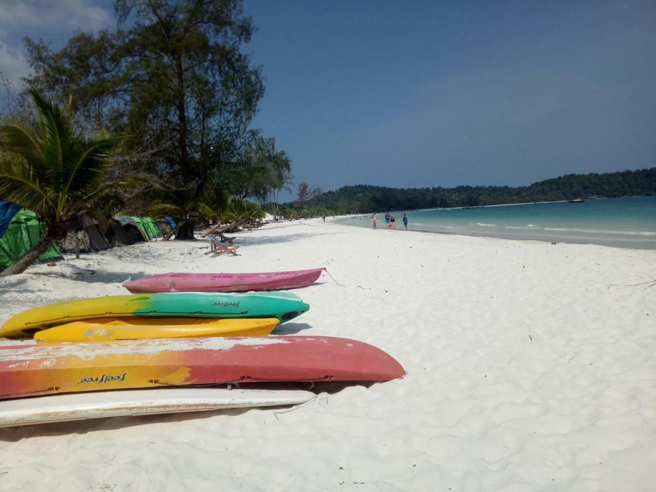 Sandbank Restaurant & Camping Koh Rong Kaoh Touch Eksteriør billede